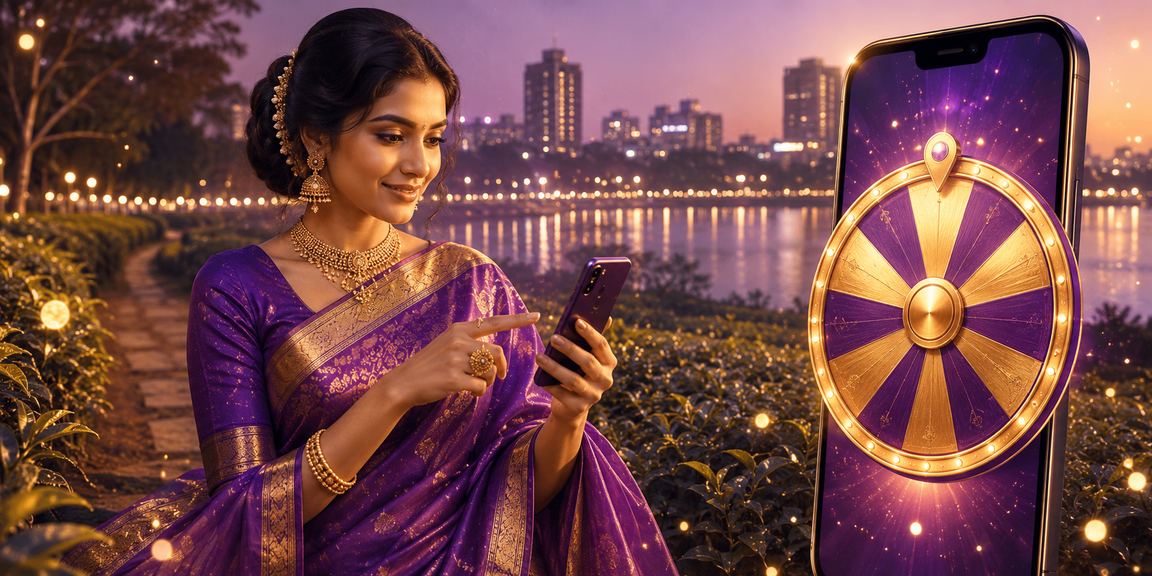 ঢাকায় রুলেট গেম উপভোগ করছেন একজন খেলোয়াড়